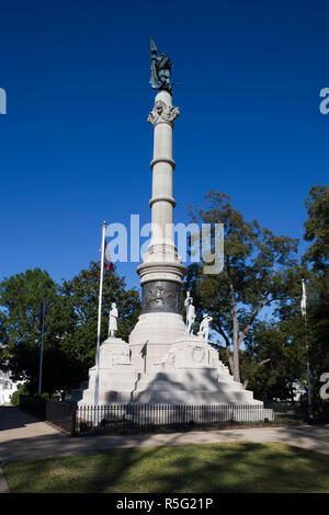 USA, Alabama, Montgomery, Alabama State Capitol, Confederate Monument Stock Photo