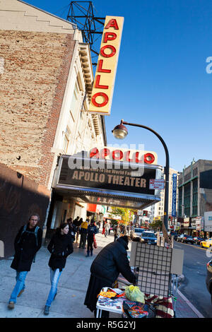 The World Famous Apollo Theatre in Harlem, New York, USA Stock Photo