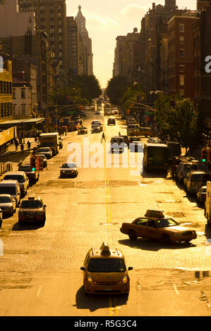 USA, New York, Manhattan, Midtown, Chelsea, West 14th Street Stock Photo