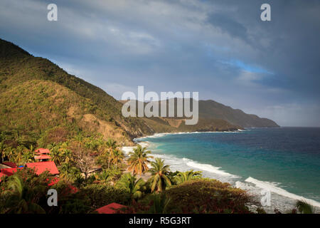 Caribbean, US Virgin Islands, St. Croix, Cane Garden Bay and Carambola beach resort Stock Photo