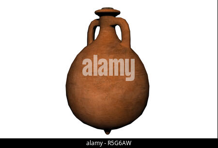 clay amphora released Stock Photo