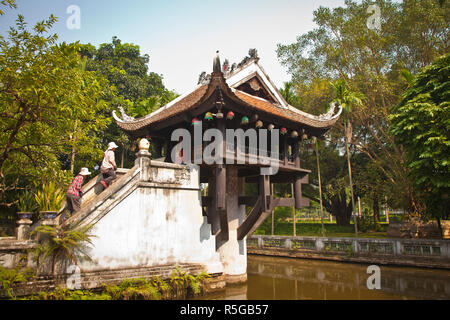 One Pillar Pagoda, Hanoi, Vietnam Stock Photo