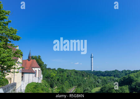 view of the test tower in rottweil Stock Photo