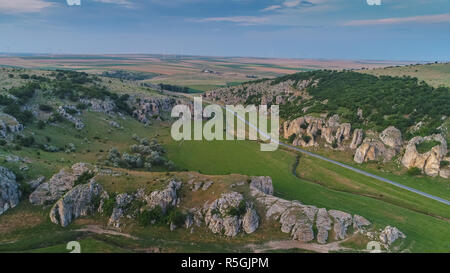 Dobrogea Gorges (Cheile Dobrogei) Romania Stock Photo