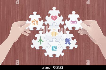 Family Economics Stock Vector