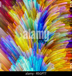 Magic of Painter Palette Stock Photo