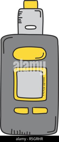 electric cigarette vapor theme vector art Stock Vector