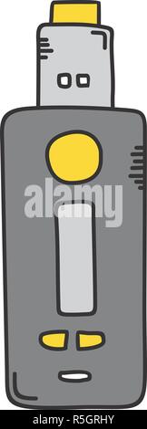 electric cigarette vapor theme vector art Stock Vector
