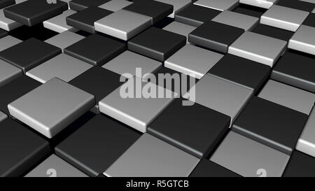 Abstract Cubes Background Random Motion Stock Photo