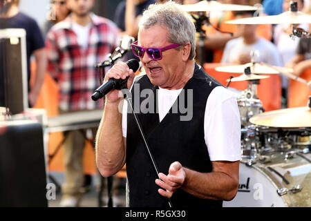 NEW YORK, NY - JULY 23:  Ian Gillan of Deep Purple Performs On NBC's 'Today' at Rockefeller Plaza on July 23, 2015 in New York City.  (Photo by Steve Mack/S.D. Mack Pictures) Stock Photo