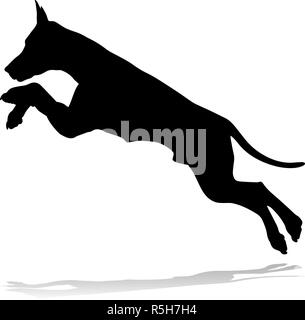 Dog Silhouette Pet Animal Stock Vector