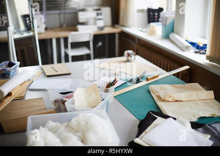 Tailor workplace Stock Photo