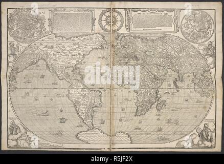 Map of the World 1550 Stock Photo - Alamy