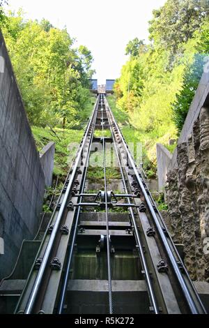 Cable Railway / Ljubljana Stock Photo - Alamy