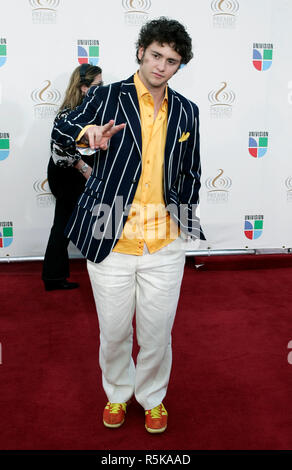 Christopher Von Uckermann arrives for the 2009 Premio Lo Nuestro award show at the BankUnited Center in Coral Gables, Florida  on March  26, 2009. Stock Photo