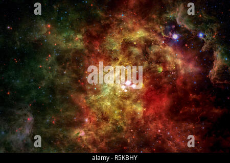 Nebula and galaxies in space. Elements of this image furnished by NASA Stock Photo