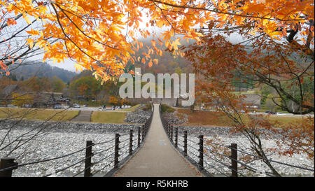 fall season of Historic Villages of Shirakawa-go and Gokayama, Japan Stock Photo