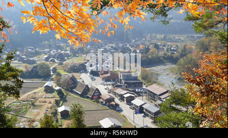 fall season of Historic Villages of Shirakawa-go and Gokayama, Japan Stock Photo