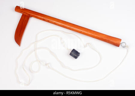 kusarigama traditional Japanese weapon Stock Photo