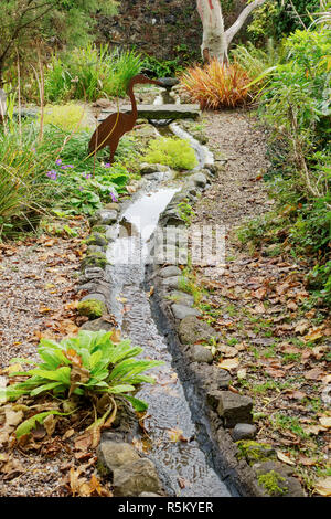 Autumn view at Ascog Hall Garden and Fernery near Rothesay in the Isle of Bute, Argyll, Scotland. Stock Photo