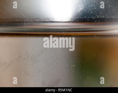 side rim of drink close up macro interesting Stock Photo