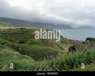 niarbyl bay on the isle of man Stock Photo