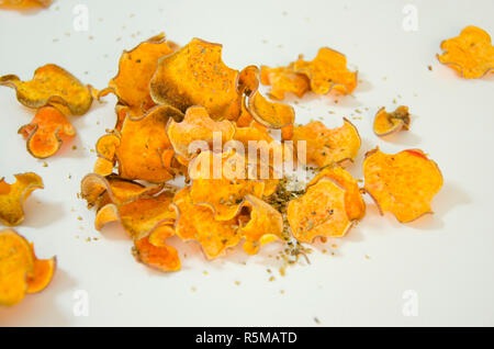 Sweet potato chips Stock Photo