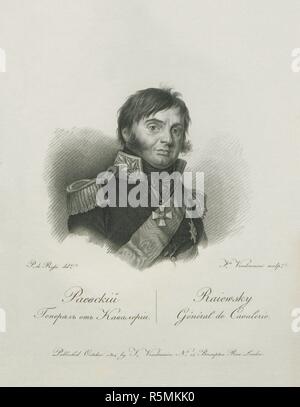 Portrait of Nikolay Nikolayevich Raevsky (1771-1829). Museum: PRIVATE COLLECTION. Author: Vendramini, Francesco. Stock Photo
