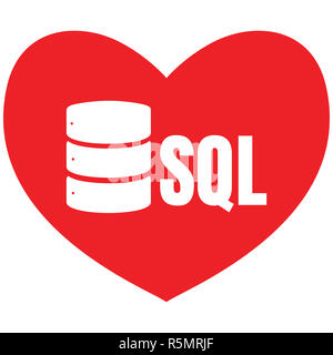 SQL Database Icon Logo Design UI or UX App Stock Photo - Alamy