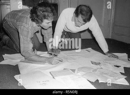 Ian Schrager and Steve Rubell at Studio 54 in 1977 Photo By Adam Scull/PHOTOlink/MediaPunch Stock Photo