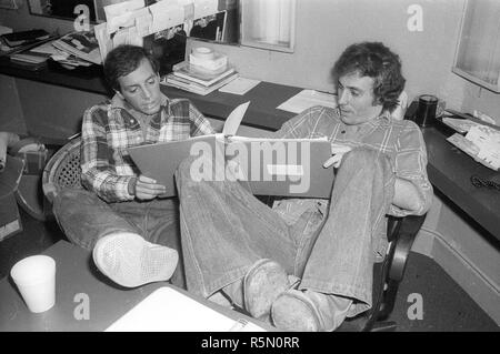 Ian Schrager and Steve Rubell at Studio 54 in 1977 Photo By Adam Scull/PHOTOlink/MediaPunch Stock Photo