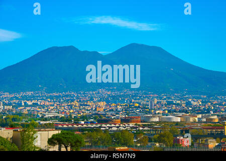 Close-up of Vesuvius mountain. Italy Stock Photo