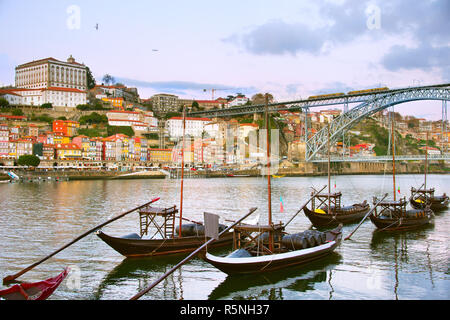 Porto iconic skyline. Portugal Stock Photo