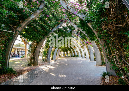 South Bank Parklands are located at South Bank in Brisbane, Queensland,  Australia Stock Photo - Alamy