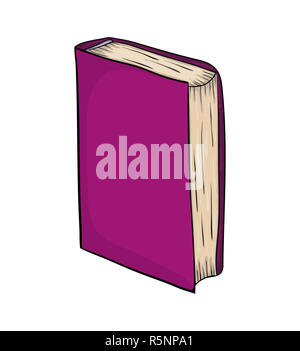 Blank realistic book cover stand on white background vector Stock Photo ...