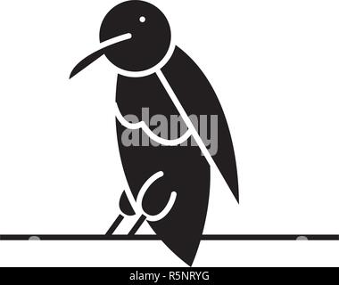 Dead end black icon, vector sign on isolated background. Dead end concept symbol, illustration  Stock Vector