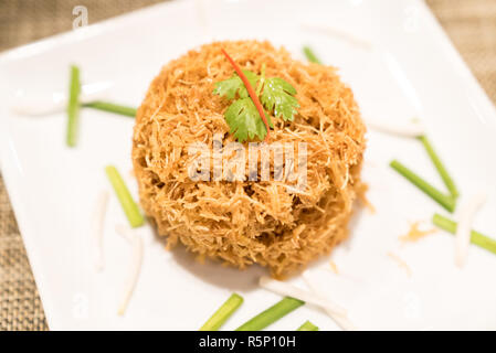 Crispy Rice Noodle Stock Photo