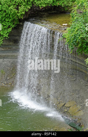 Remote Falls in the North Woods Stock Photo