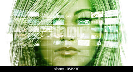 Futuristic Interface Stock Photo
