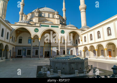 Nizamiye Masjid, also called Nizamiye Mosque, a Turkish mosque in Midrand, South Africa, the center of the Turkish Muslim community in the area. Stock Photo