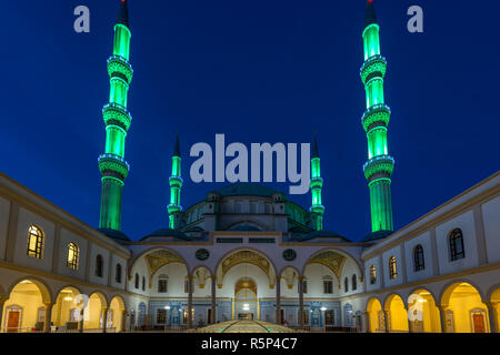 Nizamiye Masjid, also called Nizamiye Mosque, a Turkish mosque in Midrand, South Africa, the center of the Turkish Muslim community in the area. Stock Photo