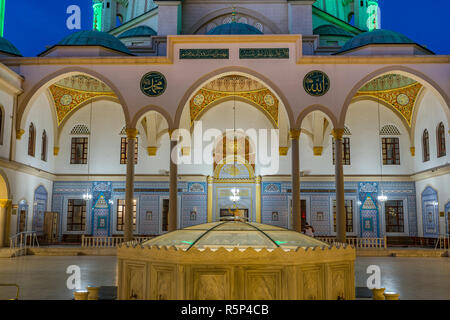 Nizamiye Masjid, also called Nizamiye Mosque, a Turkish mosque in Midrand, South Africa, the center of the Turkish Muslim community in the area. Stock Photo