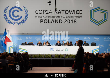 Katowice, Poland. 2nd Dec, 2018. General view of the UN COP24 Climate Change Conference 2018.The 2018 United Nations climate change conference will be held between 3rd to 14th in Katowice, Poland. Credit: Omar Marques/SOPA Images/ZUMA Wire/Alamy Live News Stock Photo