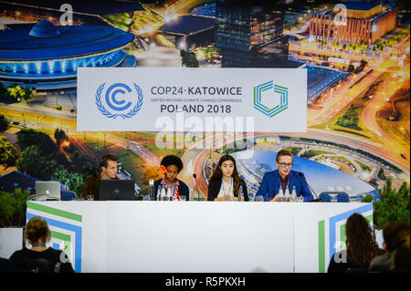 Katowice, Poland. 2nd Dec, 2018. General view of the COP24 UN Climate Change Conference 2018. Credit: Omar Marques/SOPA Images/ZUMA Wire/Alamy Live News Stock Photo