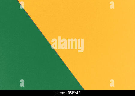 Abstract geometrical Christmas background with Orange-Yellow and Dark Spring Green colors, watercolor paper texture Stock Photo