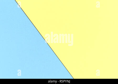 Abstract geometrical Rainbow Pastel background with Pastel Yellow and Pale Cyan colors, watercolor paper texture Stock Photo