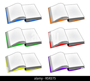 Open Book Vector Clipart, Symbol, Icon Design. Illustration Isolated on  White Background. Stock Vector - Illustration of literature, drawn: 64574494