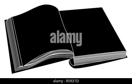 open book vector symbol icon design. Beautiful illustration isolated on  white background Stock Photo - Alamy