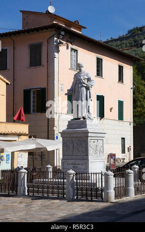 Statue of Leopold II in Pietrasanta, Tuscany, Italy Stock Photo