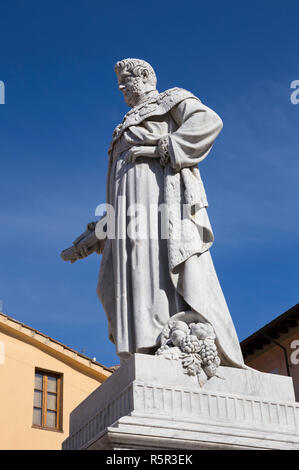 Statue of Leopold II in Pietrasanta, Tuscany, Italy Stock Photo